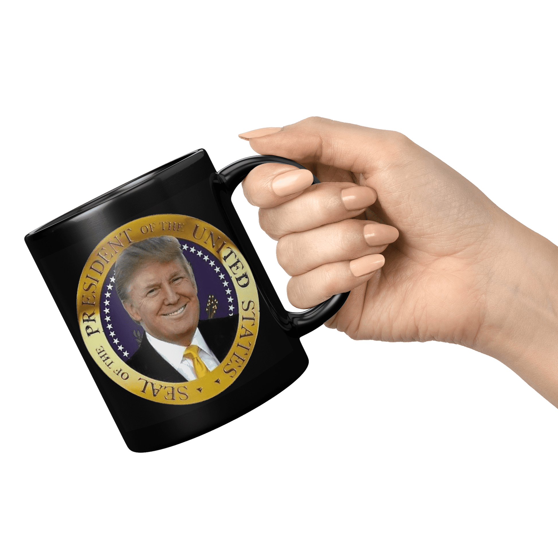 Trump_Seal_110z_Black2_11oz_Black_RH_Model_Mockup.png