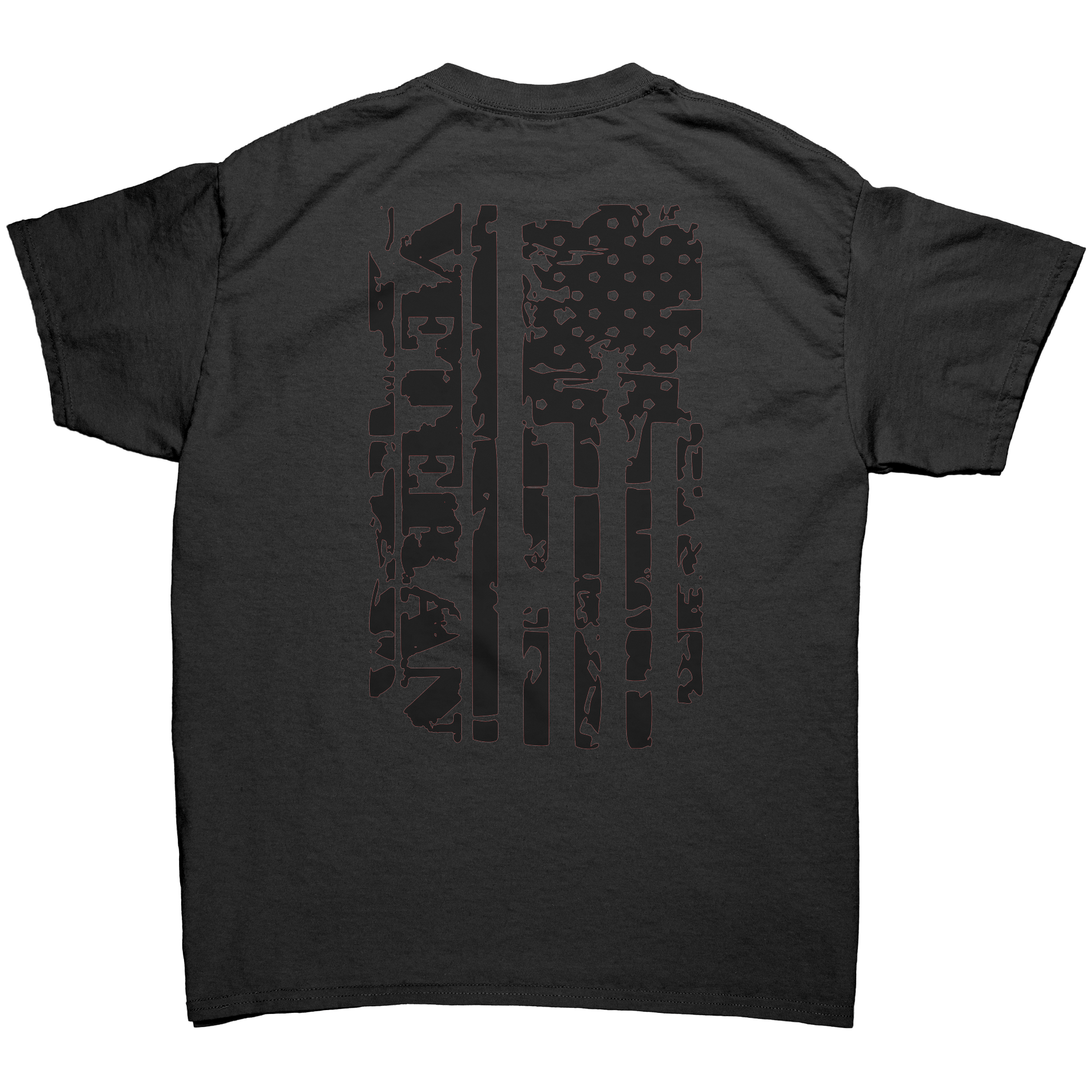 Unisex_Veteran_Distressed_Flag_Shirt_Black_Back_Mockup.png