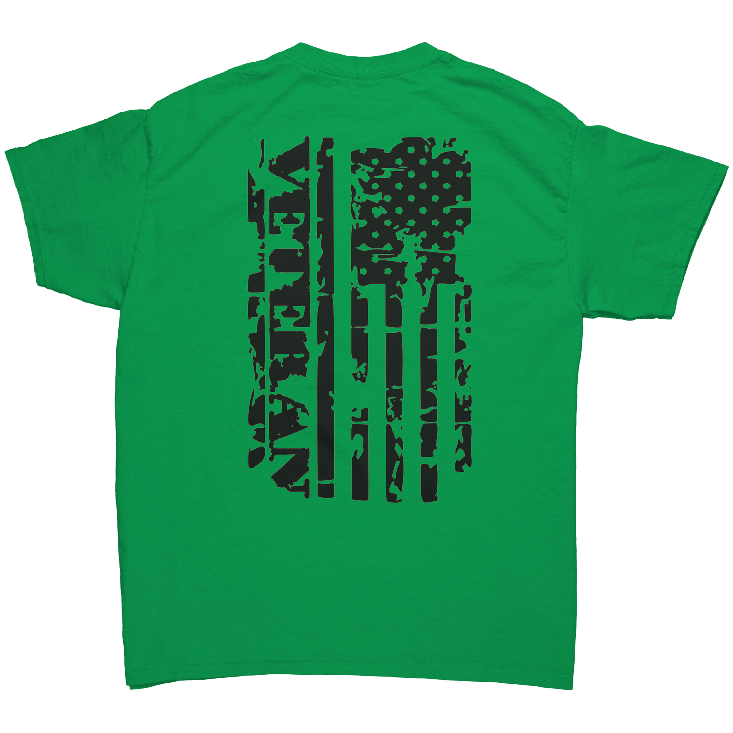 Unisex_Veteran_Distressed_Flag_Shirt_Irish_Green_Back_Mockup.png
