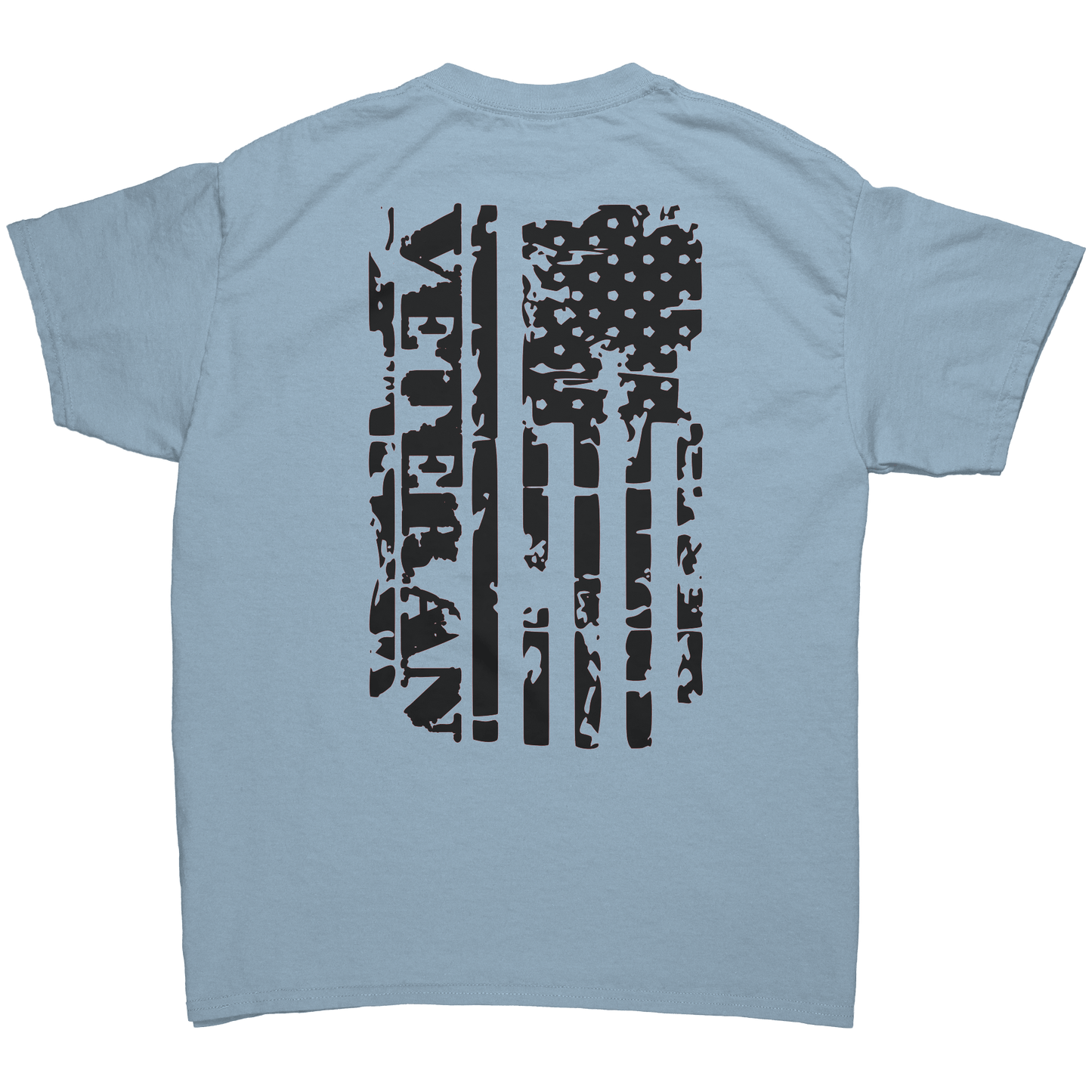 Unisex_Veteran_Distressed_Flag_Shirt_Light_Blue_Back_Mockup.png