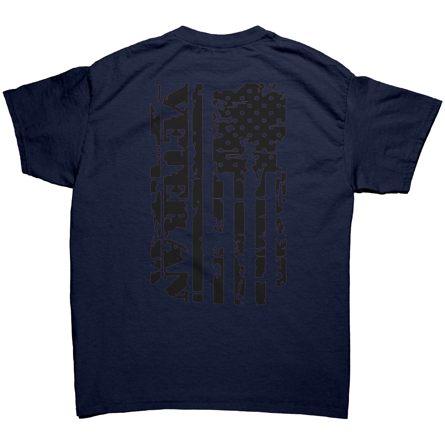 Unisex_Veteran_Distressed_Flag_Shirt_Navy_Back_Mockup.png