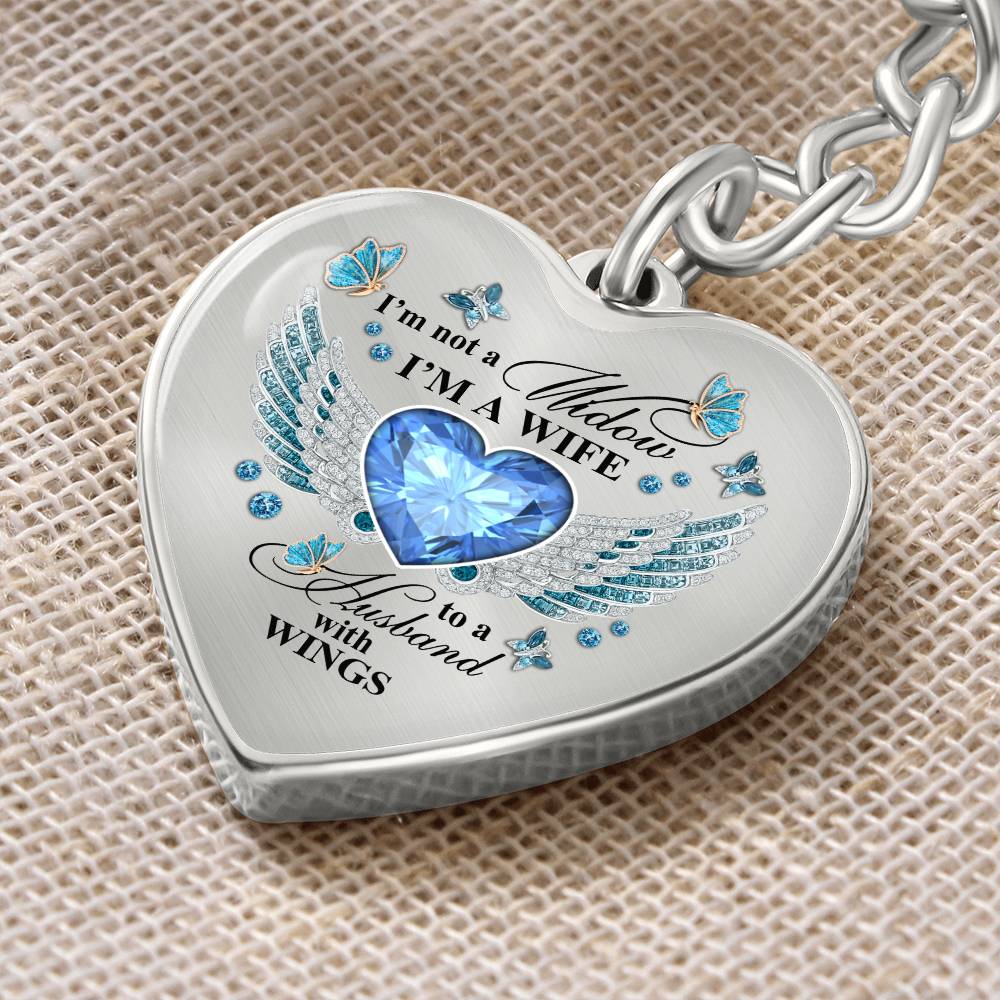 I'm Not a Widow Key Chain