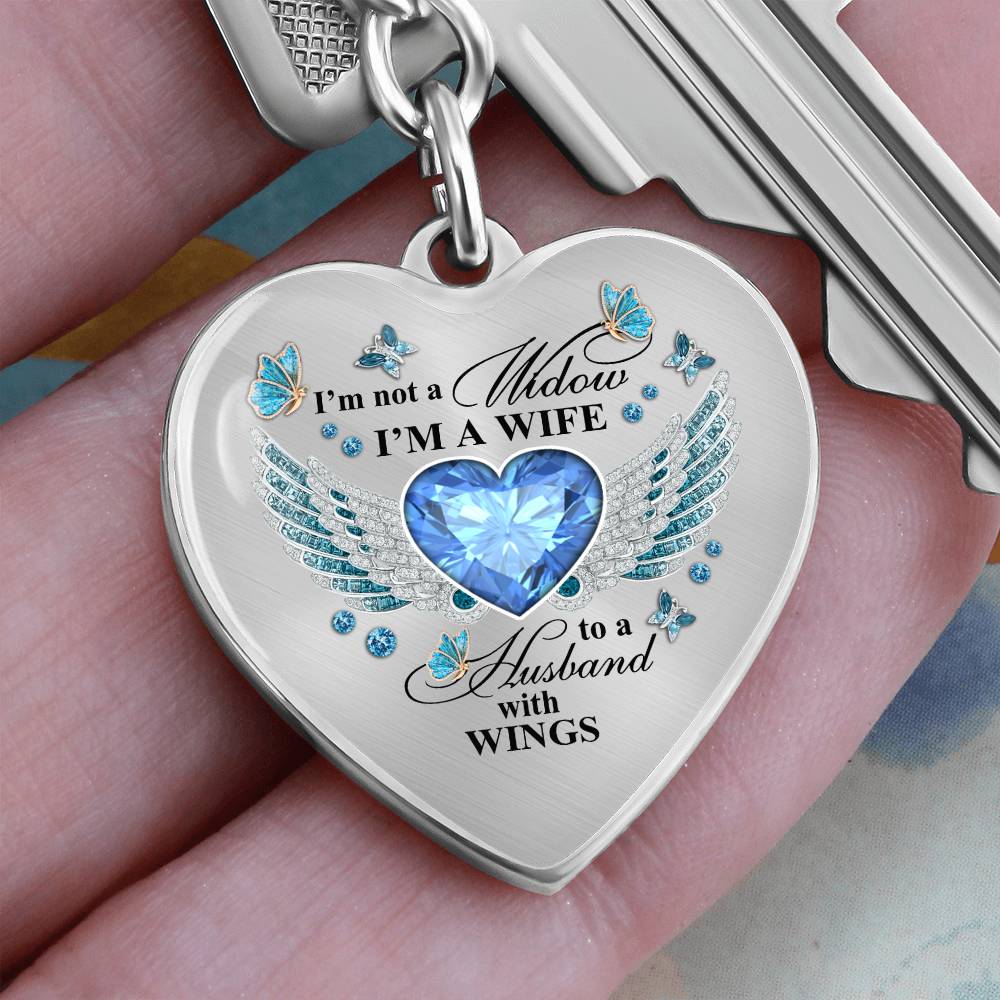 I'm Not a Widow Key Chain