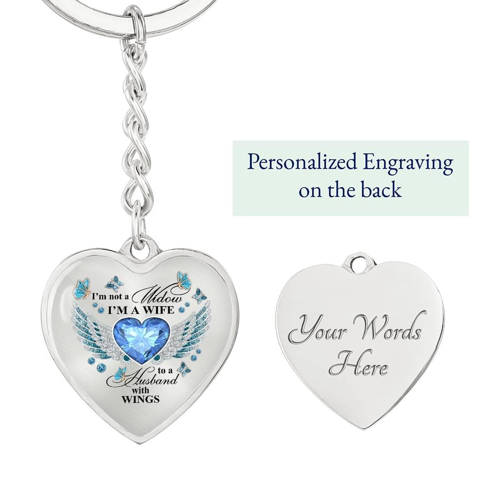 I'm Not a Widow Key Chain