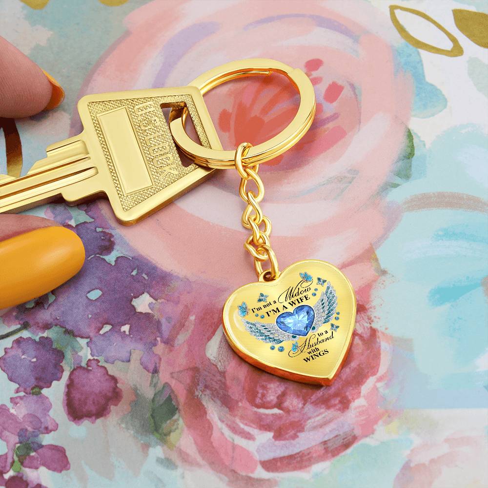 I'm Not a Widow Key Chain