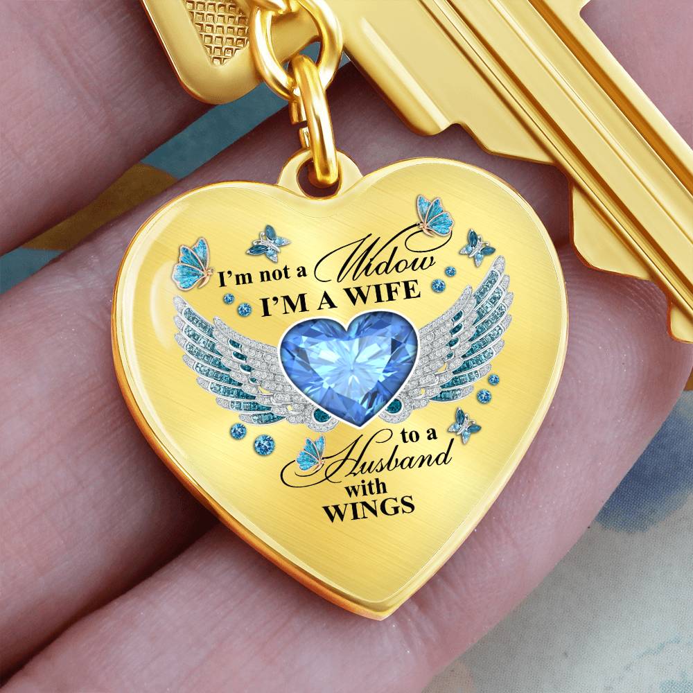 I'm Not a Widow Key Chain
