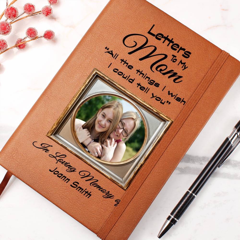 Letters To My Mom Grief Journal with Personalization