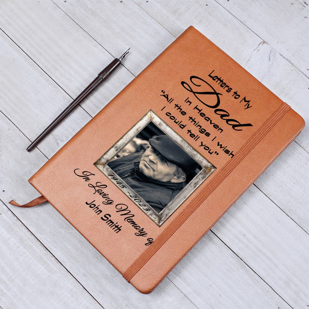 Letters To My Dad Grief Journal / Personalized Grief Journal for Son and Daughter