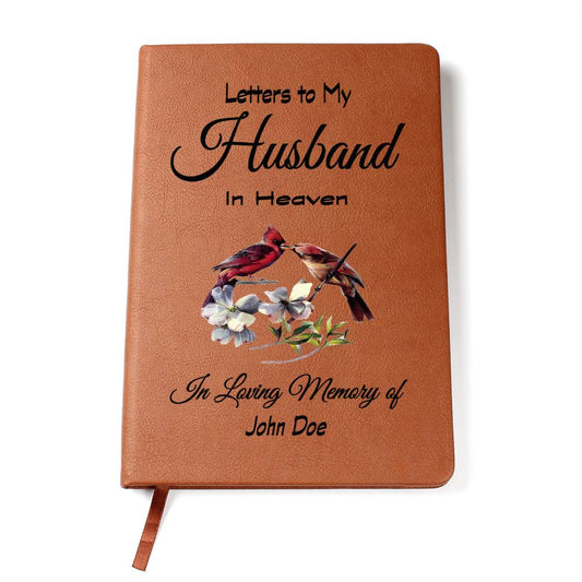 "Letters to My Husband in Heaven" Grief Journal.