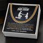 To The Best Dad Ever Cuban Link Chain