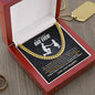 To The Best Dad Ever Cuban Link Chain