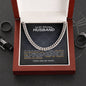 To My Amazing Husband Cuban Link Chain Necklace