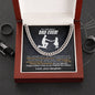 To The Best Dad Ever Cuban Link Chain