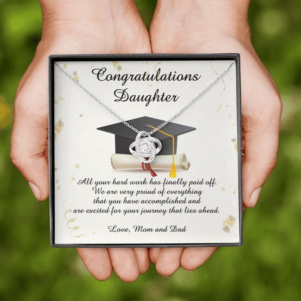 Class of 2023 Graduation Gift Necklace For Daughter, Graduation Gift from Mom and Dad, Daughter Gift for Graduation, Highschool Graduation, College Graduation