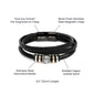 To The World's Greatest Dad Bracelet with Certifiicate of Achievement Message Card