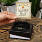 To The World's Greatest Dad Bracelet with Certifiicate of Achievement Message Card