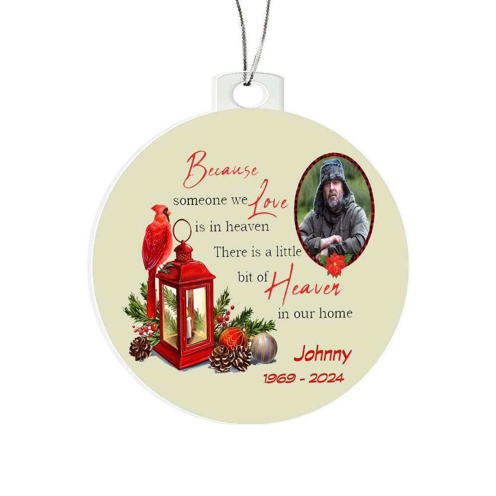 Personalized Memorial Christmas Ornament