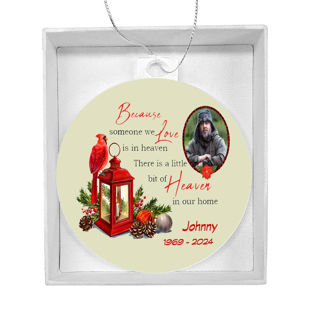 Personalized Memorial Christmas Ornament