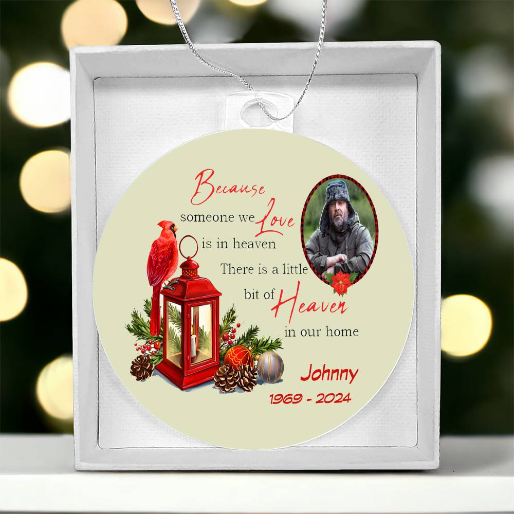 Personalized Memorial Christmas Ornament