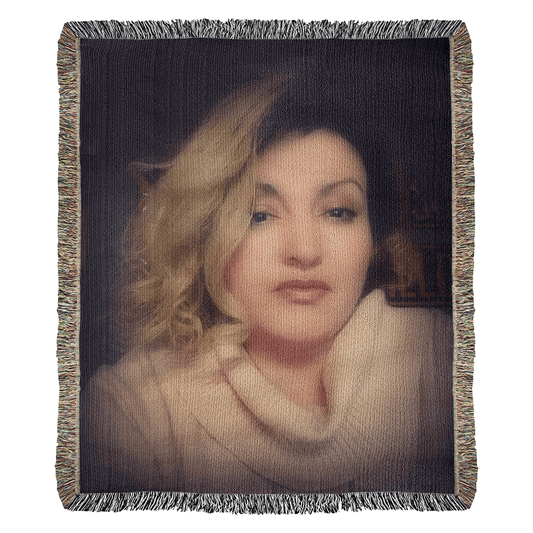 Heirloom Photo Woven Blanket Portrait