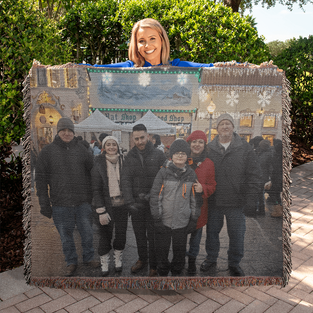 Heirloom Photo Woven BlanketLandscape