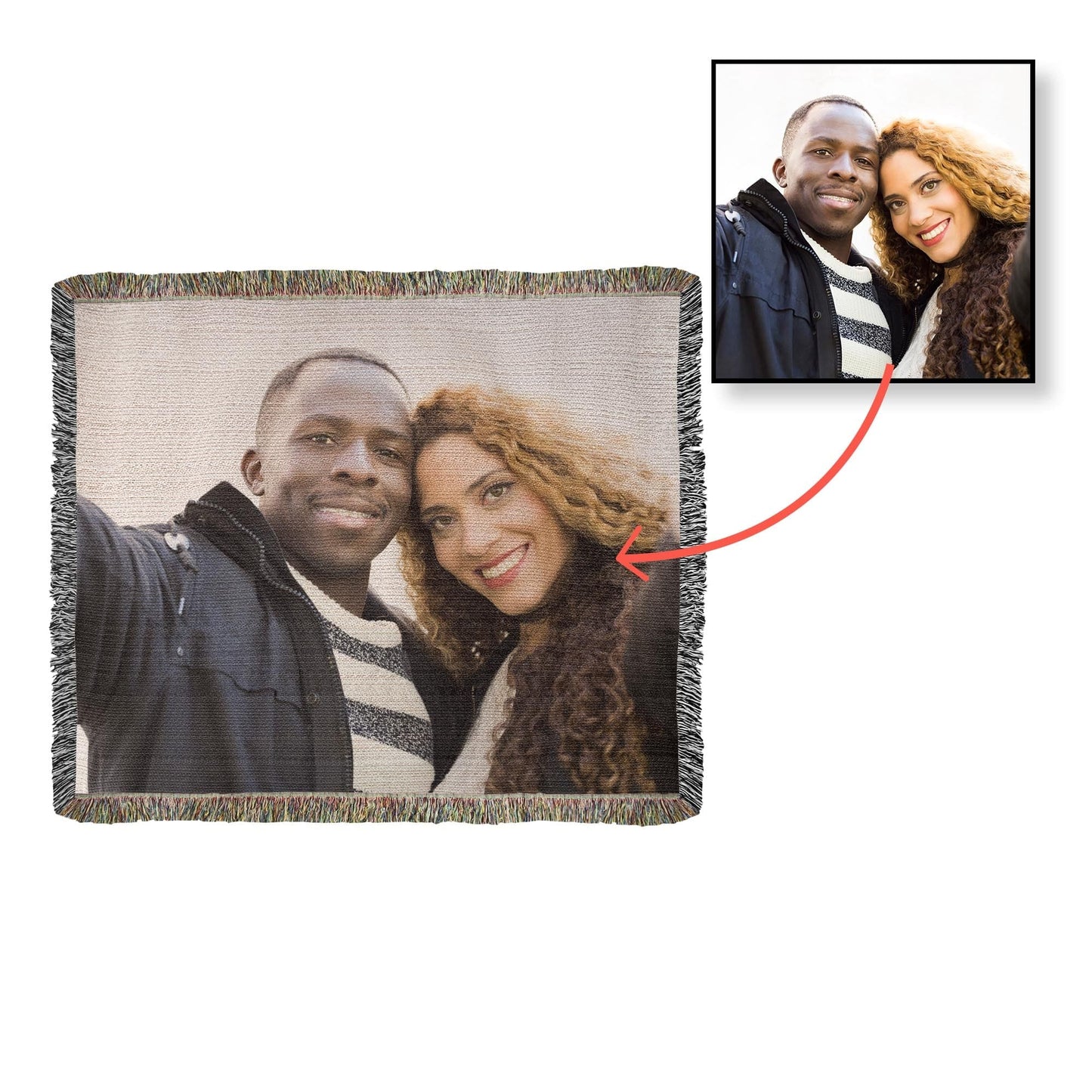 Heirloom Photo Woven BlanketLandscape