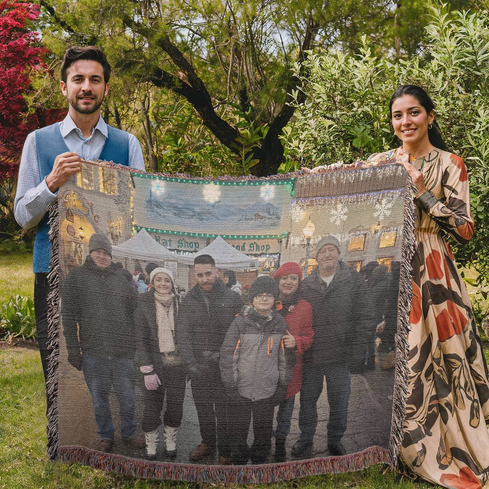 Heirloom Photo Woven BlanketLandscape