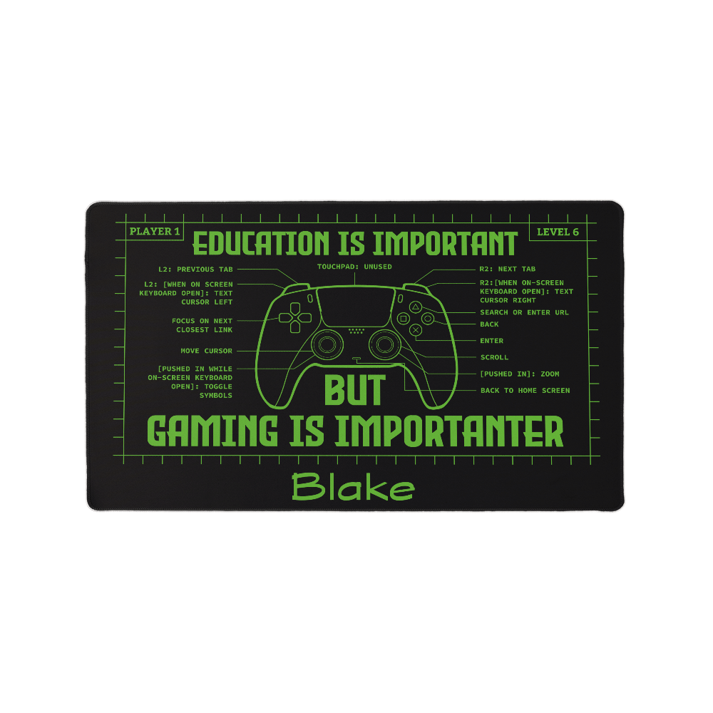Personalized Gamer Mat