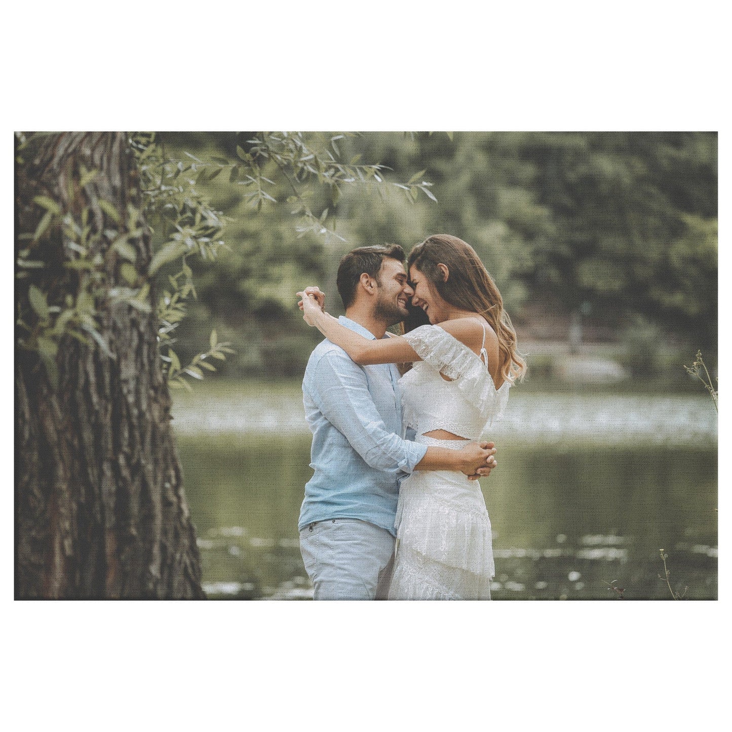 Couple Photo To Canvas Print / Canvas Wall Art
