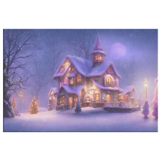 Christmas Town Canvas Art