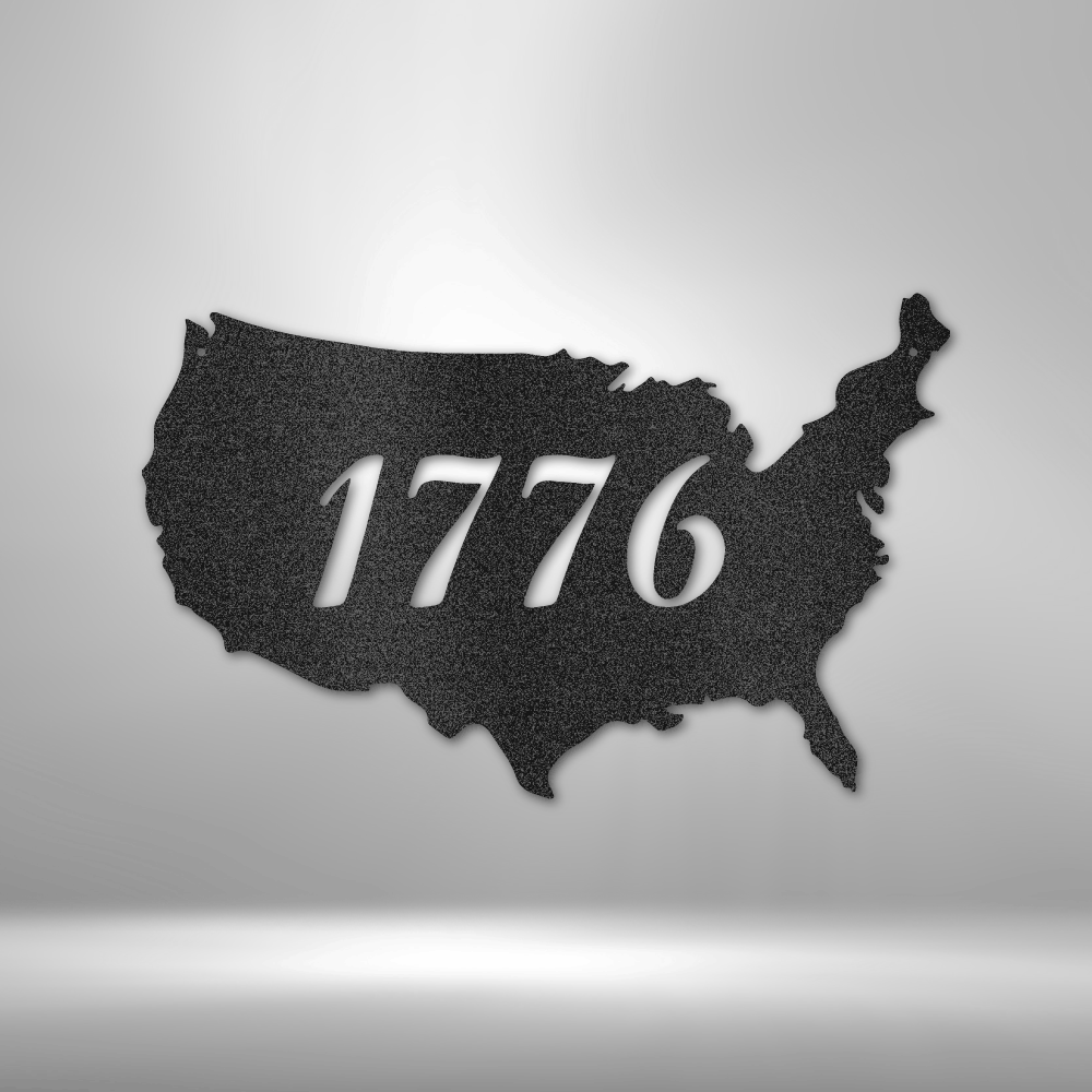 1776 - Steel Sign