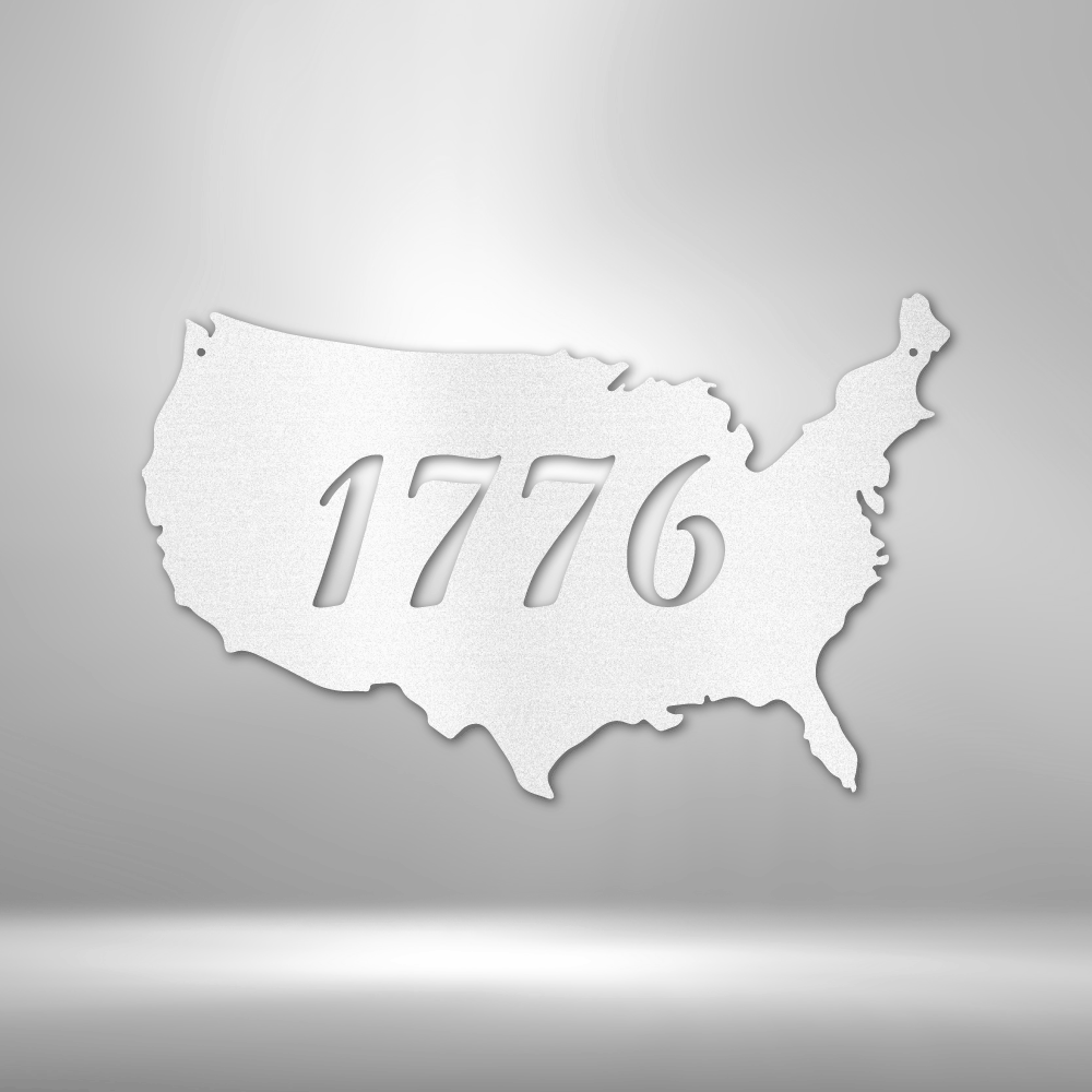 1776 - Steel Sign