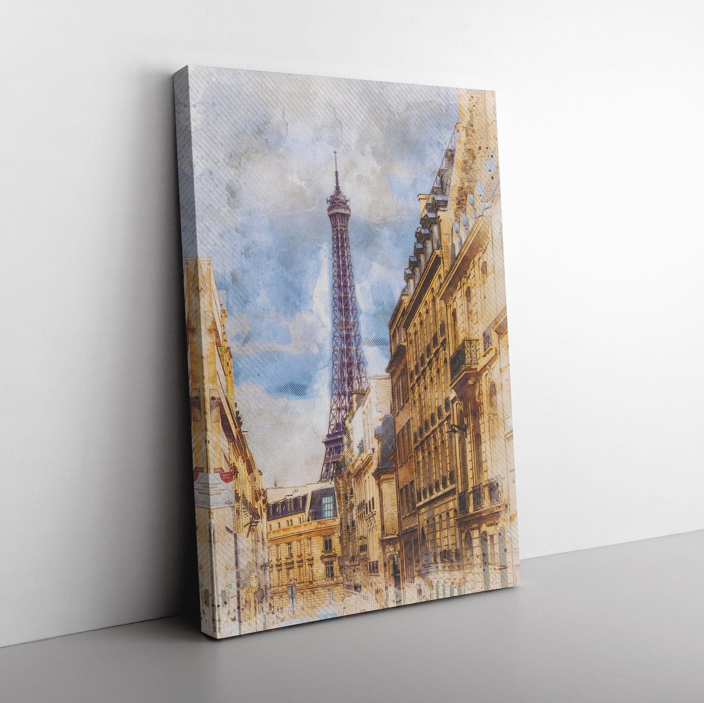 Paris Tower Canvas Wall Art