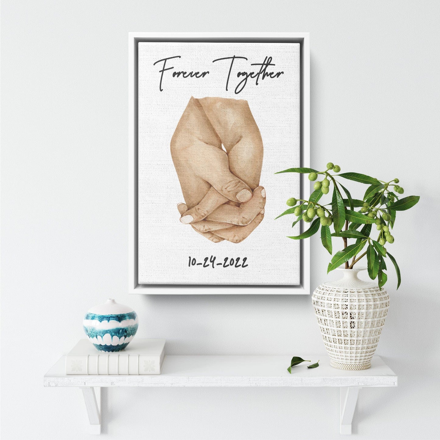 Together Forever Custom Canvas Art, Personalized Gifts
