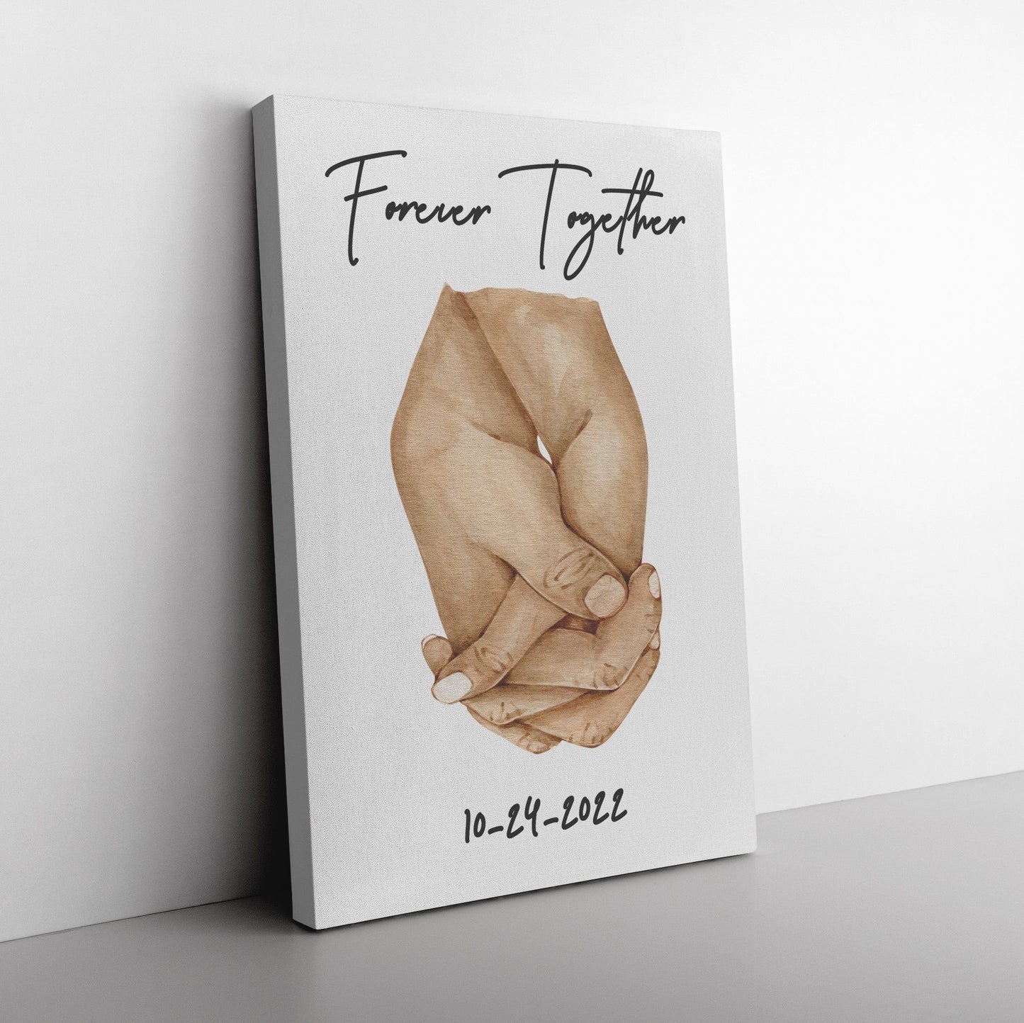 Together Forever Custom Canvas Wrap, Personalized Gifts