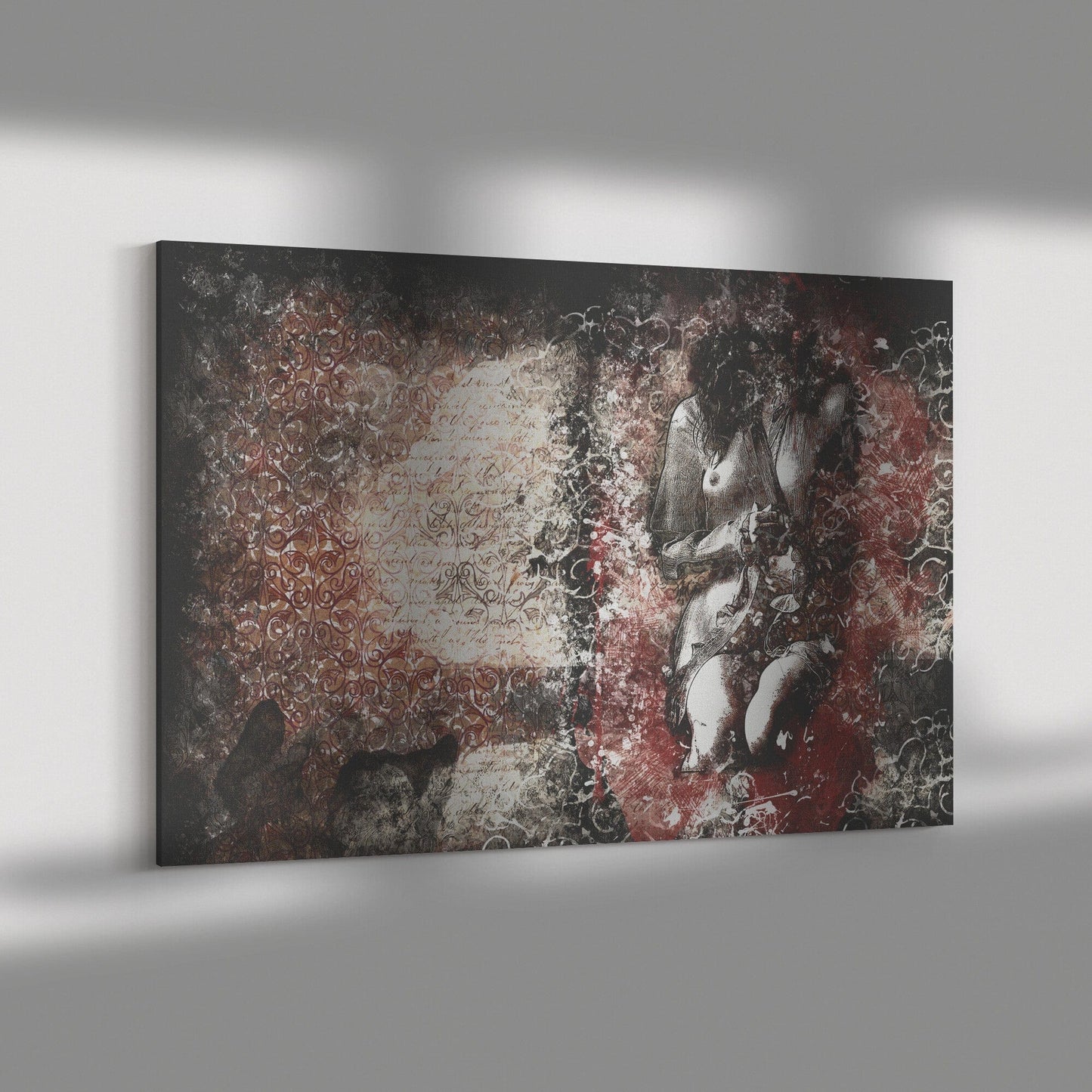 Woman Abstract Canvas wall art