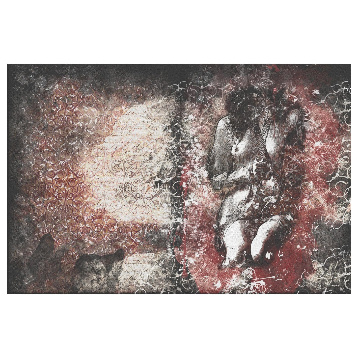 Woman Abstract Canvas wall art