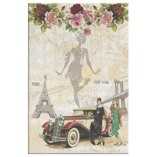 Women in Paris and New York