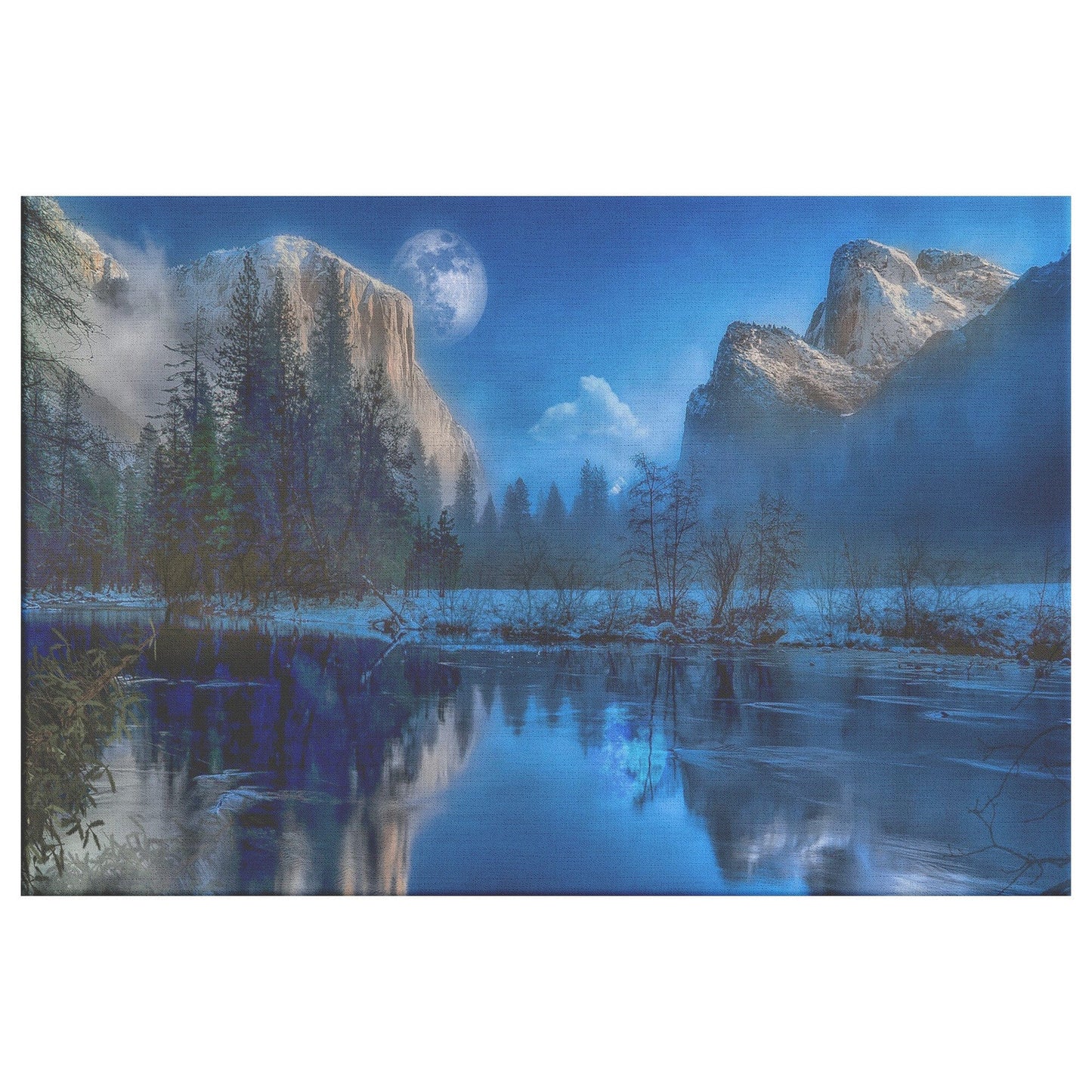 Yellowstone night river