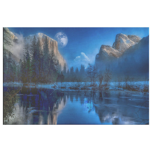 Yellowstone night river