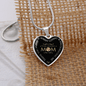 Luxury Necklace Heart Pendant, To My Amazing Mom Gift Necklace
