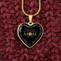Luxury Necklace Heart Pendant, To My Amazing Mom Gift Necklace
