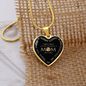 Luxury Necklace Heart Pendant, To My Amazing Mom Gift Necklace