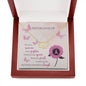 SURVIVOR - CARD 10K Yellow Gold Hearts Necklace with 18Pave Set Diamonds