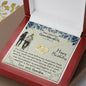 I’ve loved you 10K Yellow Gold Hearts Necklace with 18Pave Set Diamonds