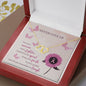 SURVIVOR - CARD 10K Yellow Gold Hearts Necklace with 18Pave Set Diamonds
