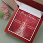 ROSES ARE RED 10K Yellow Gold Hearts Necklace with 18Pave Set Diamonds