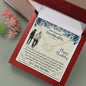 I’ve loved you 10K Yellow Gold Hearts Necklace with 18Pave Set Diamonds