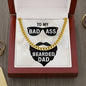 Cuban Link Chain Necklace, 14K Yellow Gold Over Stainless Steel