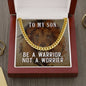 Cuban Link Chain Necklace, 14K Yellow Gold Over Stainless Steel